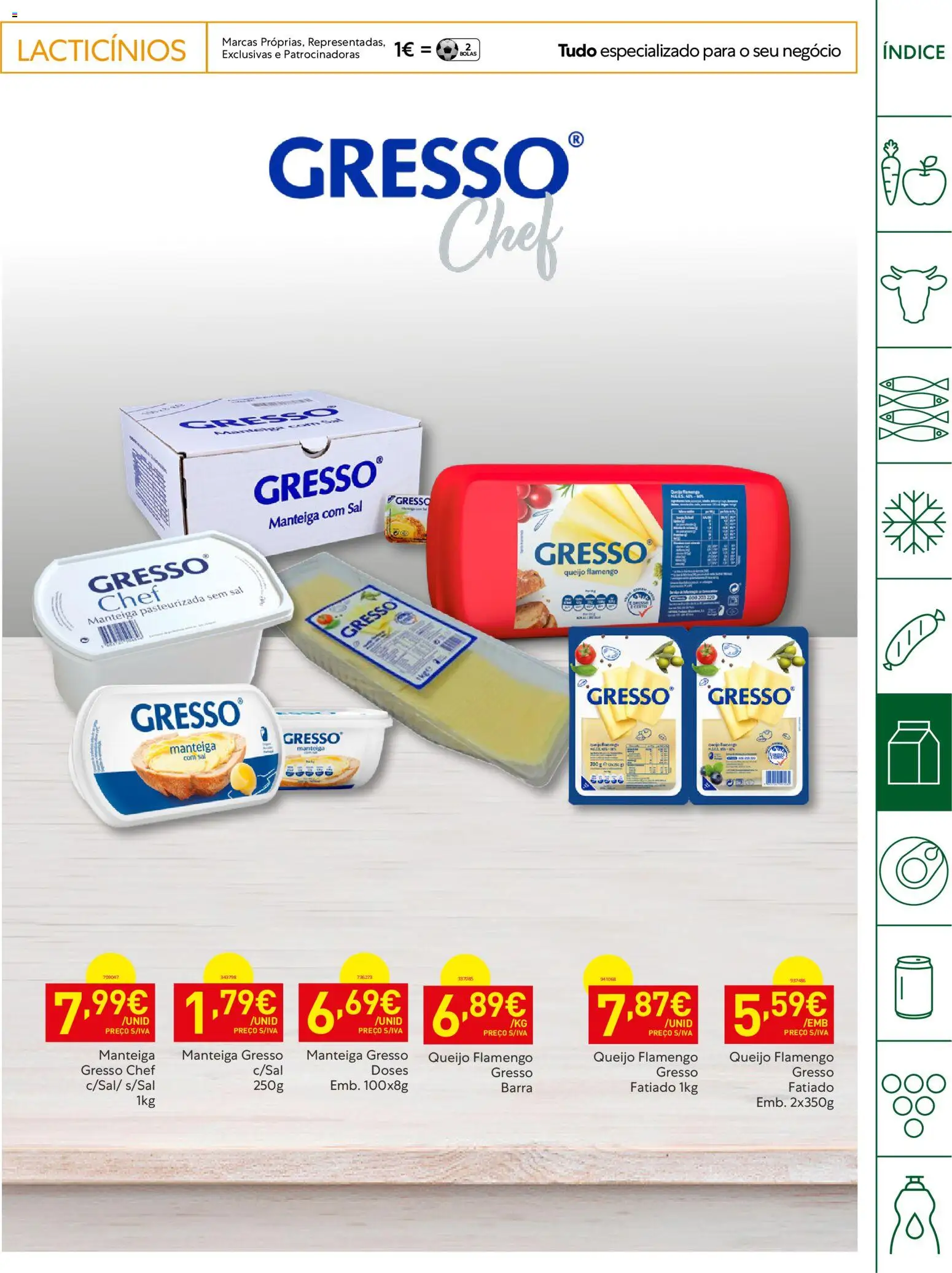 Recheio Horeca Madeira │ válido de 28.04.2026 | Página: 17 | Produtos: Sal, Manteiga, Queijo