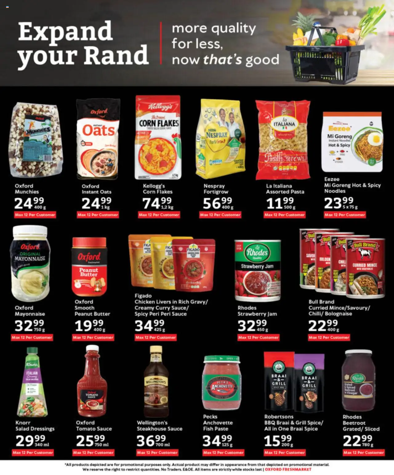 Oxford Freshmarket Specials │ valid from 06.08.2025 | Page: 10 | Products: Grill, Chicken, Pasta, Sauce