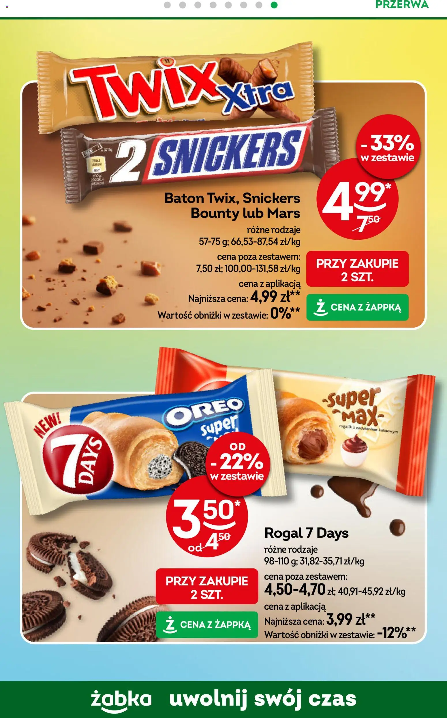 Żabka gazetka od 08.04.2026 | Strona: 65 | Produkty: Baton