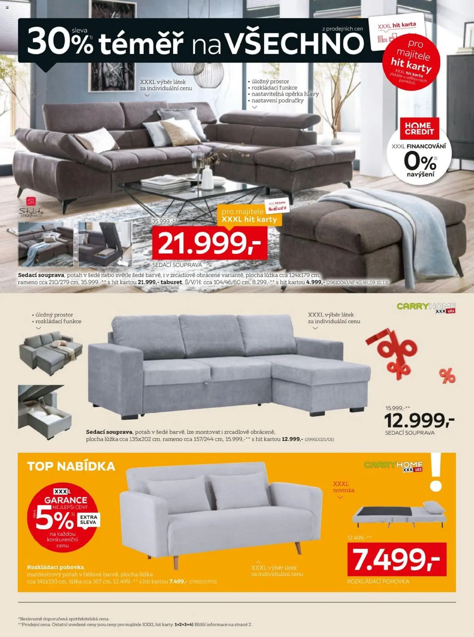 XXXLutz Black Friday od 24.11.2025 | Strana: 4 | Produkty: Sedací souprava, Rozkládací pohovka, Pohovka, Karty