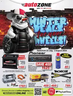 Preview of AutoZone specials valid from 22.07.2025