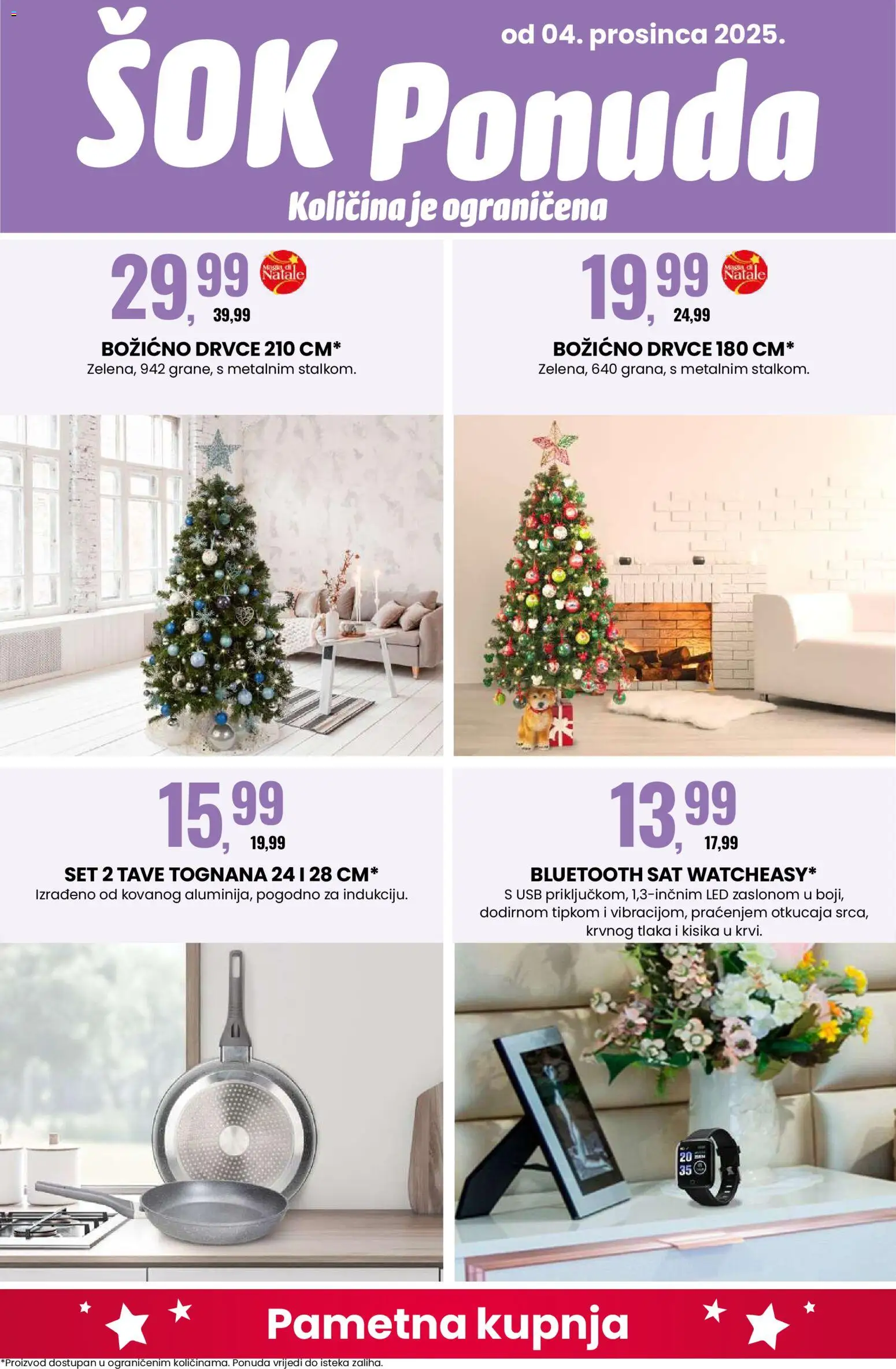 Eurospin katalog | vrijedi od 04.12.2025 | Stranica: 14 | Proizvodi: Tognana, Sok, Sat, USB