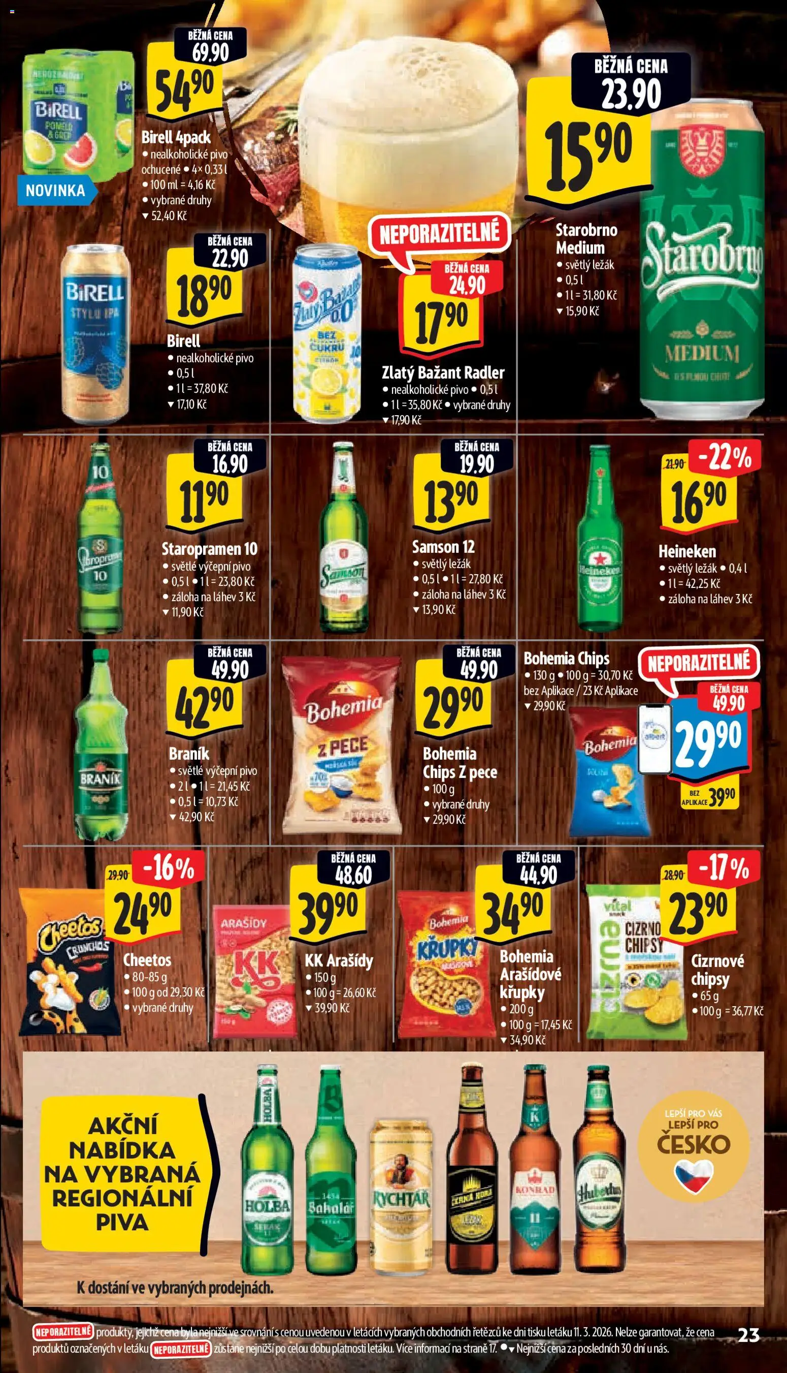 Albert leták - Supermarket - Brno od 18.03.2026 | Strana: 35 | Produkty: Samson 12, Arašídy, Radler, Nealkoholické pivo