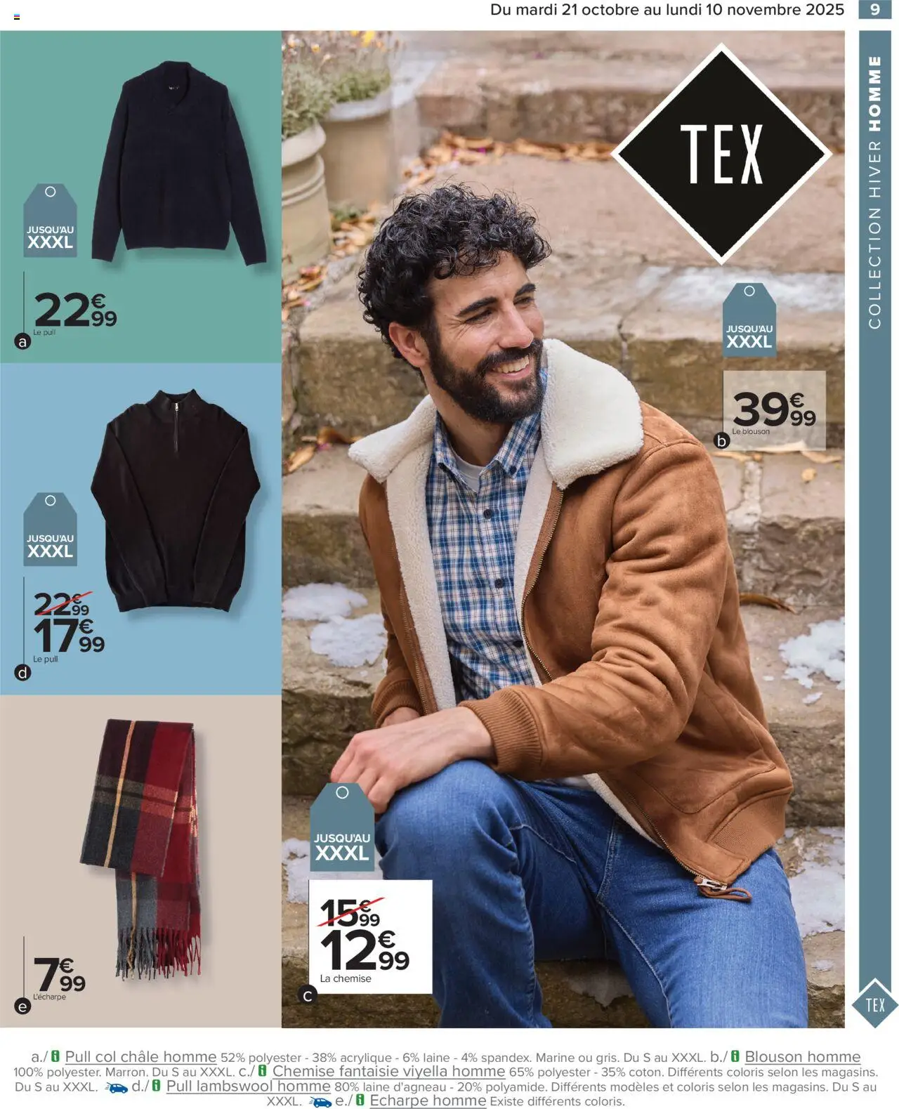 {H1} | Page: 9 | Produits: Écharpe, Chemise, Blouson, Châle