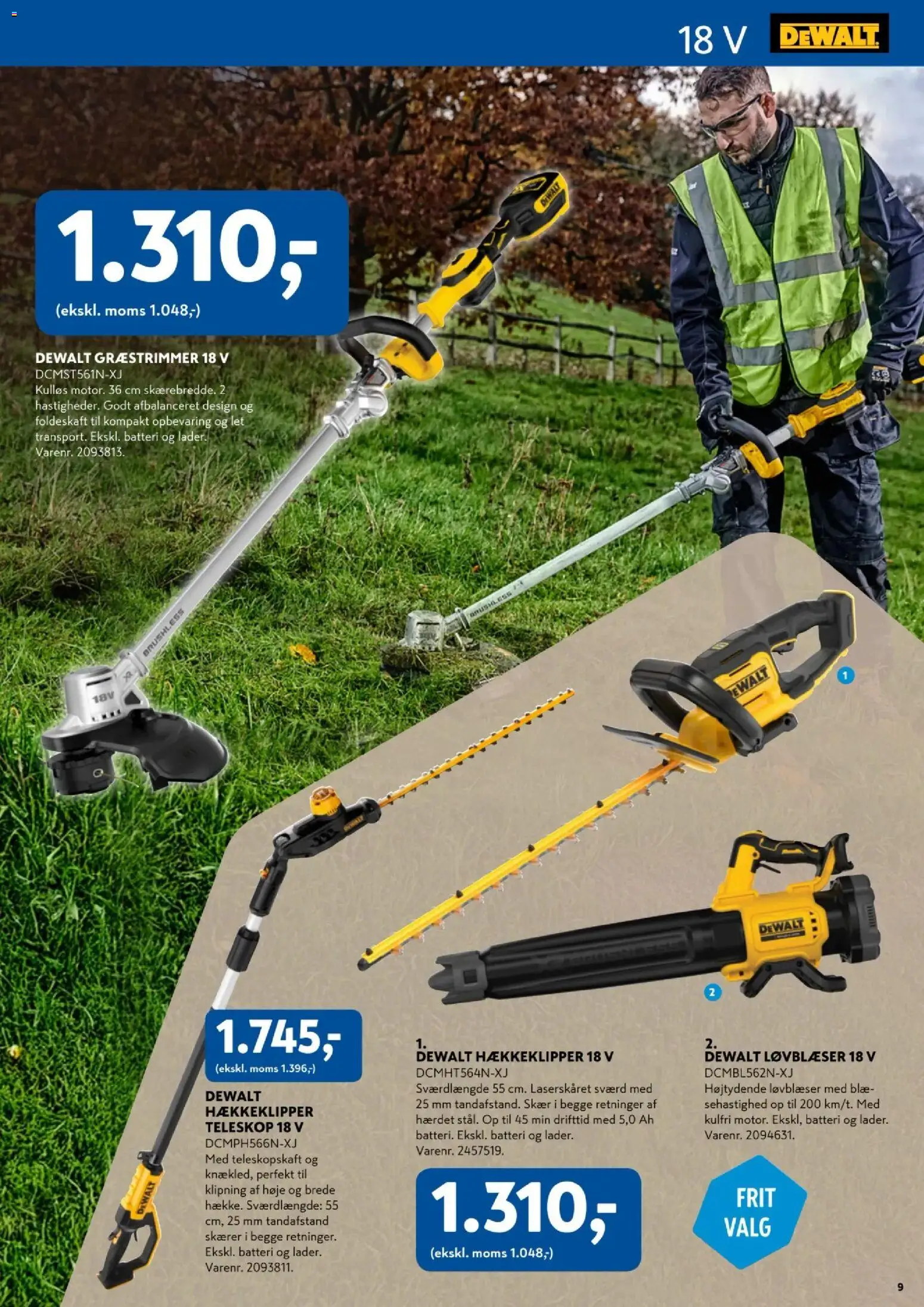 Davidsen tilbudsavis – gyldig fra 08.04.2025 | Side: 9 | Produkter: Skærer, Batteri