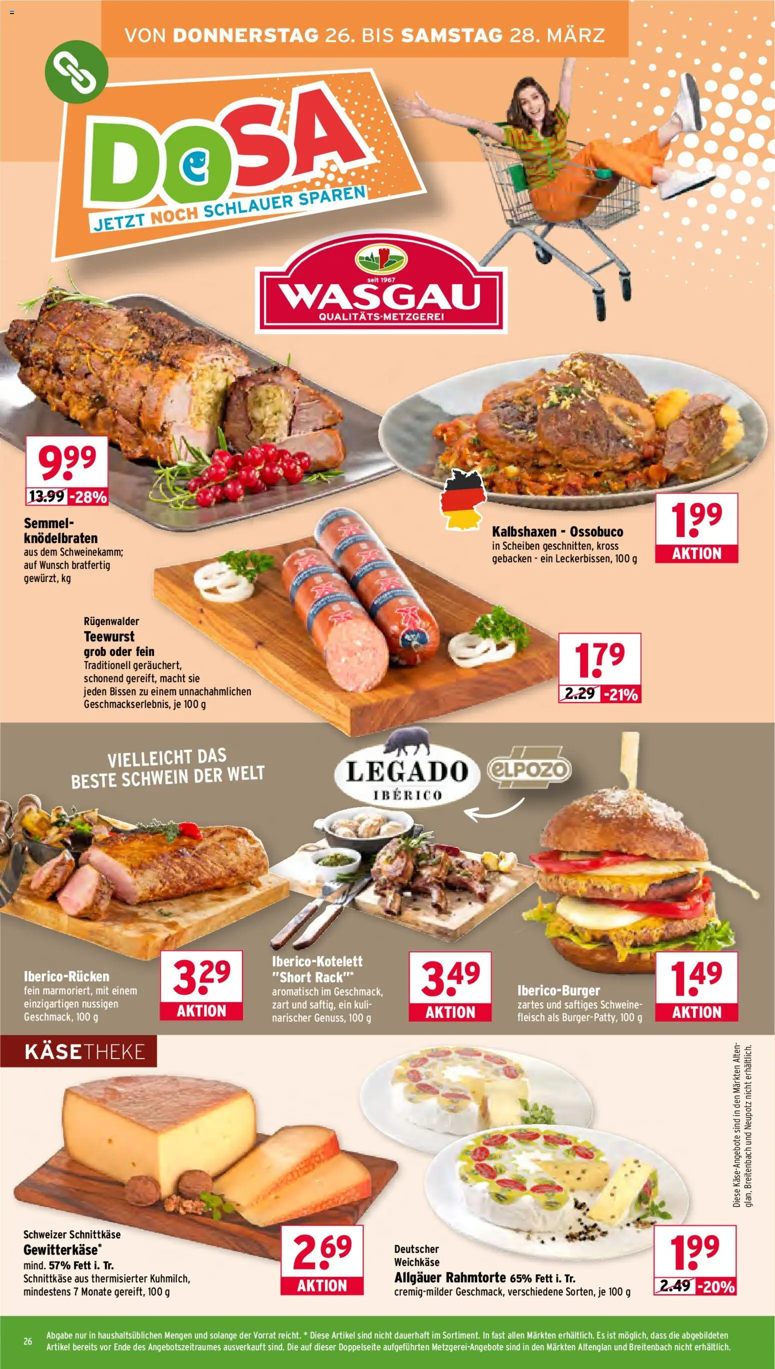 Wasgau Prospekt 	 – gültig ab 23.03.2026 | Seite: 26