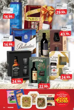 Plodine - Blagdanske Delicije - Pregled kataloga iz trgovine Plodine, vrijedi od 26.11.2025 | Stranica: 26 | Proizvodi: Pelinkovac, Whisky, Čaše, Regal