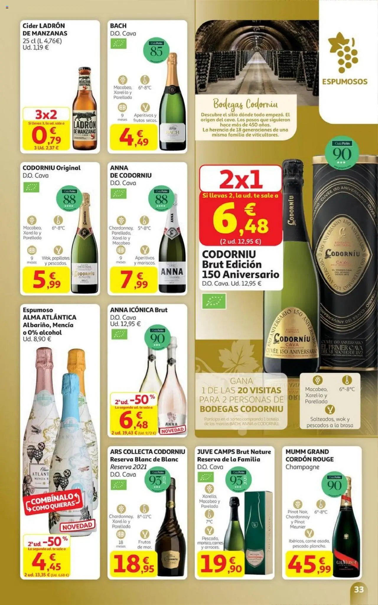 Alcampo - HG Castilla Mancha │ válido desde el 06.10.2025 | Página: 33 | Productos: Manzanas, Pescado, Té