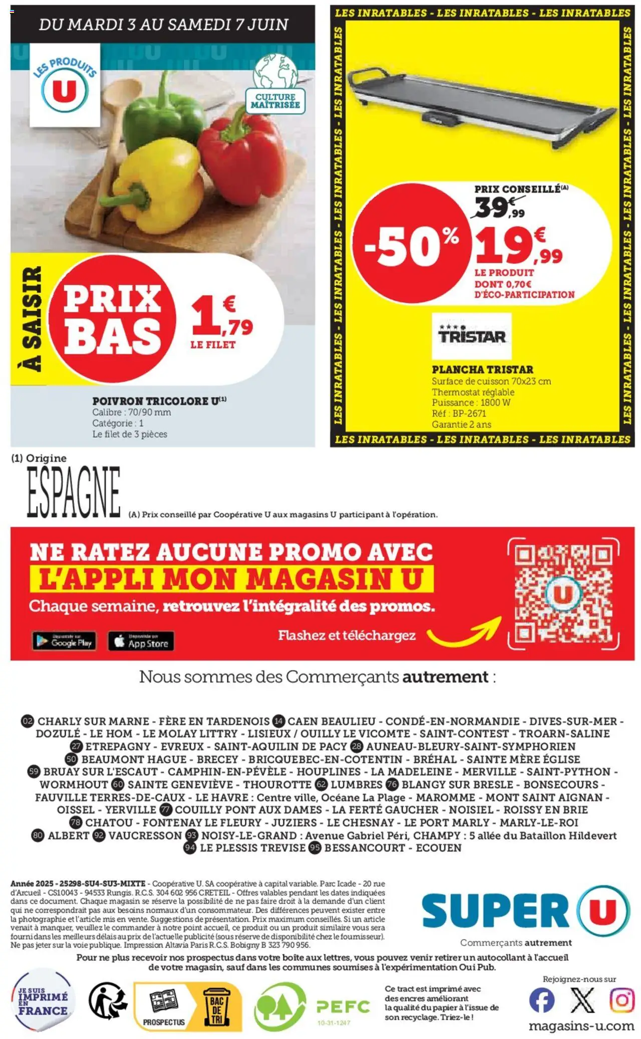  | Page: 40 | Produits: Plancha, Poivron, Store, Brie