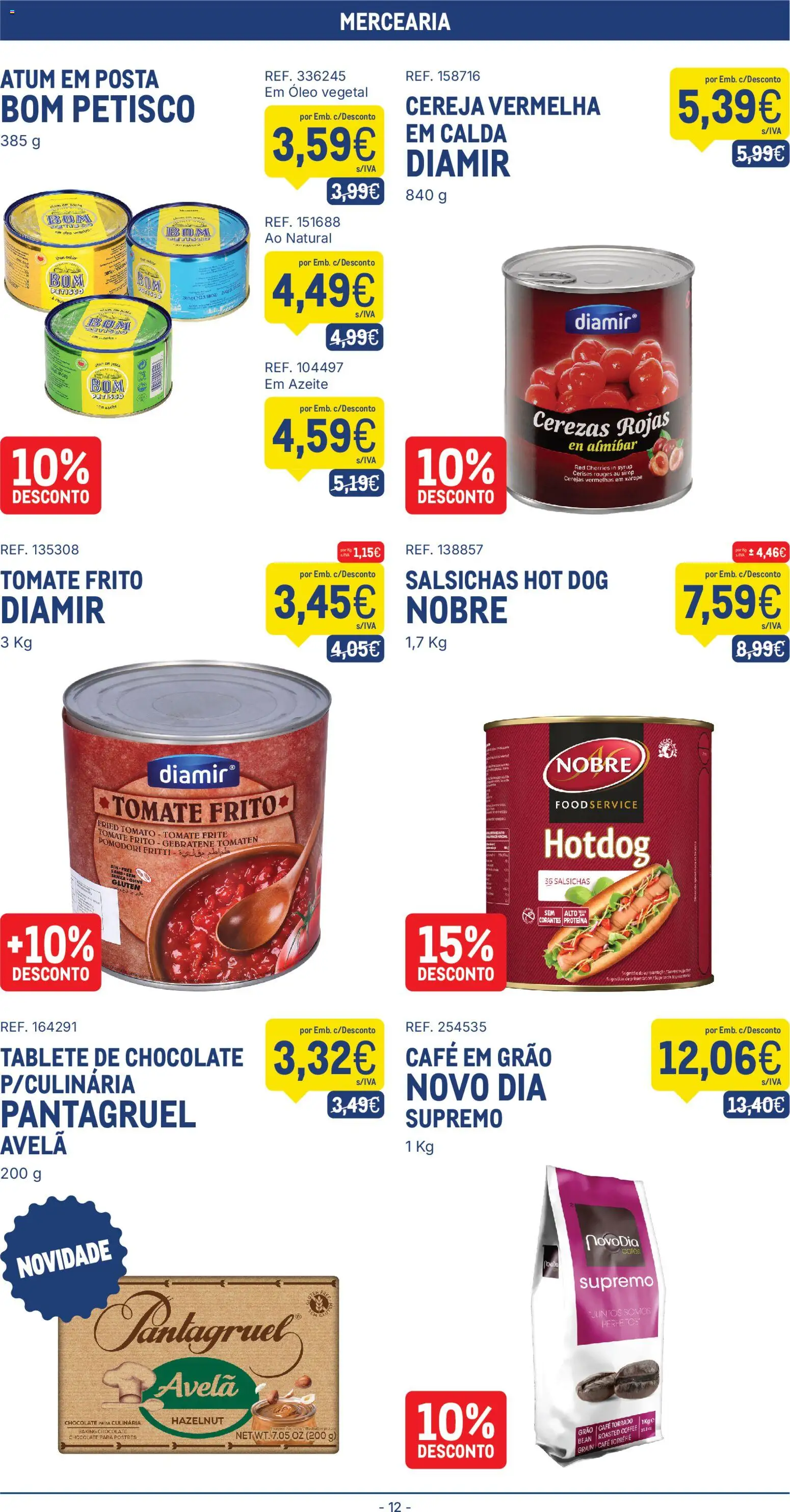 Makro folheto │ válido de 17.02.2026 | Página: 12 | Produtos: Cereja, Chocolate, Tomate, Proteina
