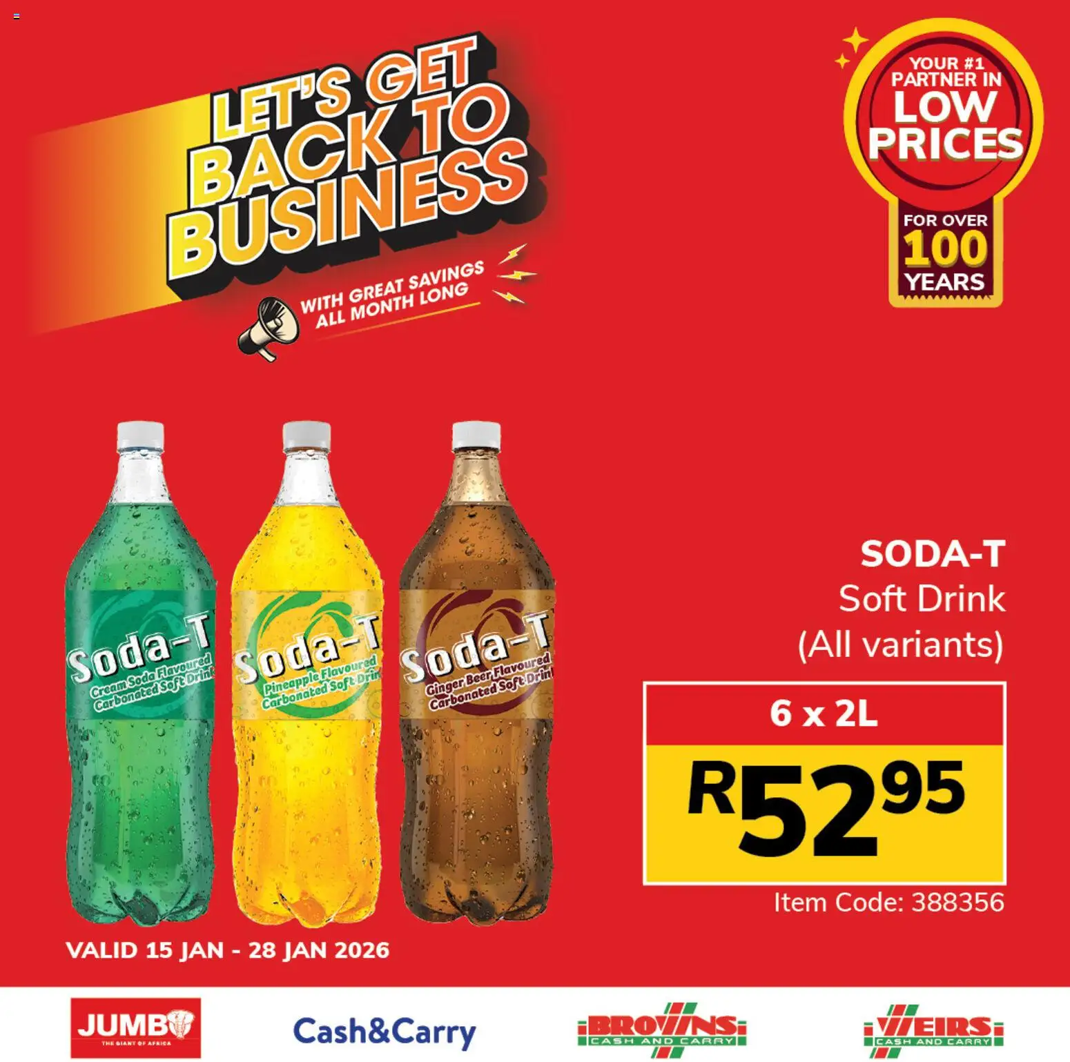 New Jumbo catalogue – valid from 15.01.2026 | Page: 3 | Products: Beer, Pineapple, Cream