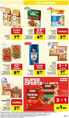 Pogląd oferty "Carrefour Gazetka" - ważna od 02.02.2026 | Strona: 27 | Produkty: Czosnek, Papryka, Ryż, Makaron