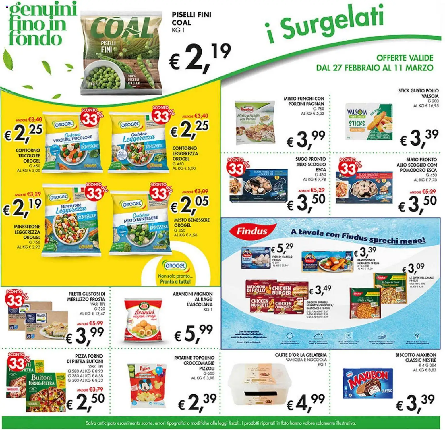 Volantino Coal del 27.02.2026 | Pagina: 12 | Prodotti: Pizza, Pollo, Verdure, Forno