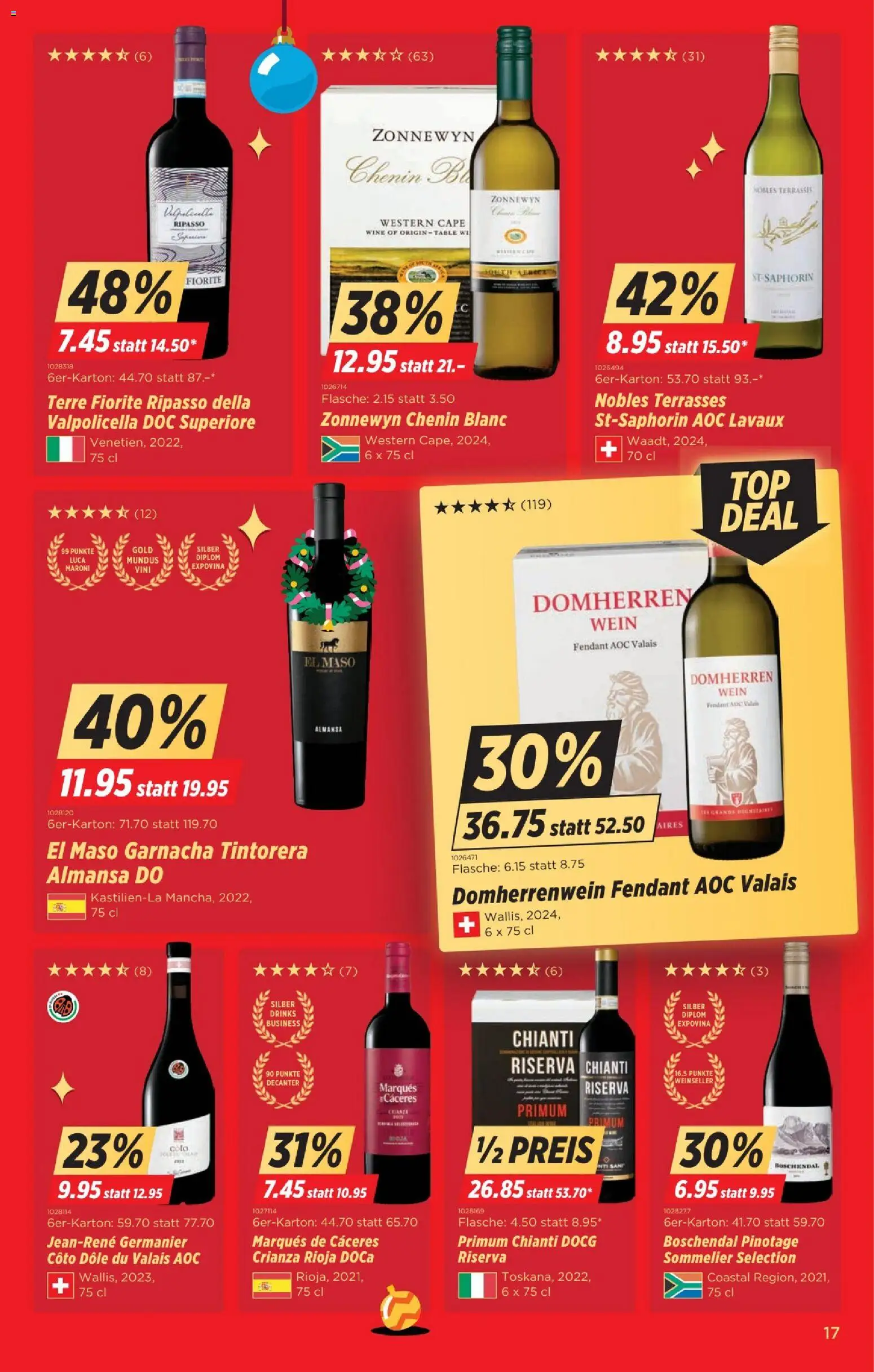 Denner Aktionen – gültig ab 18.11.2025 | Seite: 17 | Produkte: Wein