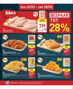 Aldi folder week 13 - Voorbeeld van een folder van Aldi, geldig van 23.03.2026 | Pagina: 4 | Producten: Ham, Kippenvlees, Kippengehakt, Kip