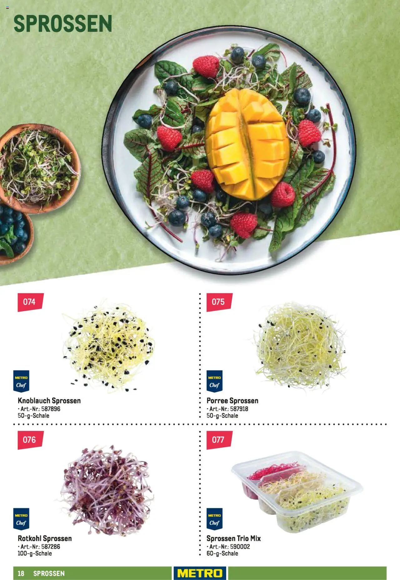 Metro Schnittwaren Spezial - gültig ab dem 04.02.2025 | Seite: 18 | Produkte: Rotkohl, Knoblauch