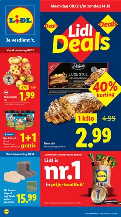 Lidl folder week 50 - Voorbeeld van een folder van Lidl, geldig van 08.12.2025