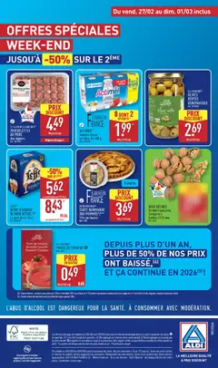 Aldi - Prévisualisation de Aldi - Catalogue de la semaine 9 valide à partir de 24.02.2026 | Page: 38 | Produits: Olives, Beurre, Bière, Noix