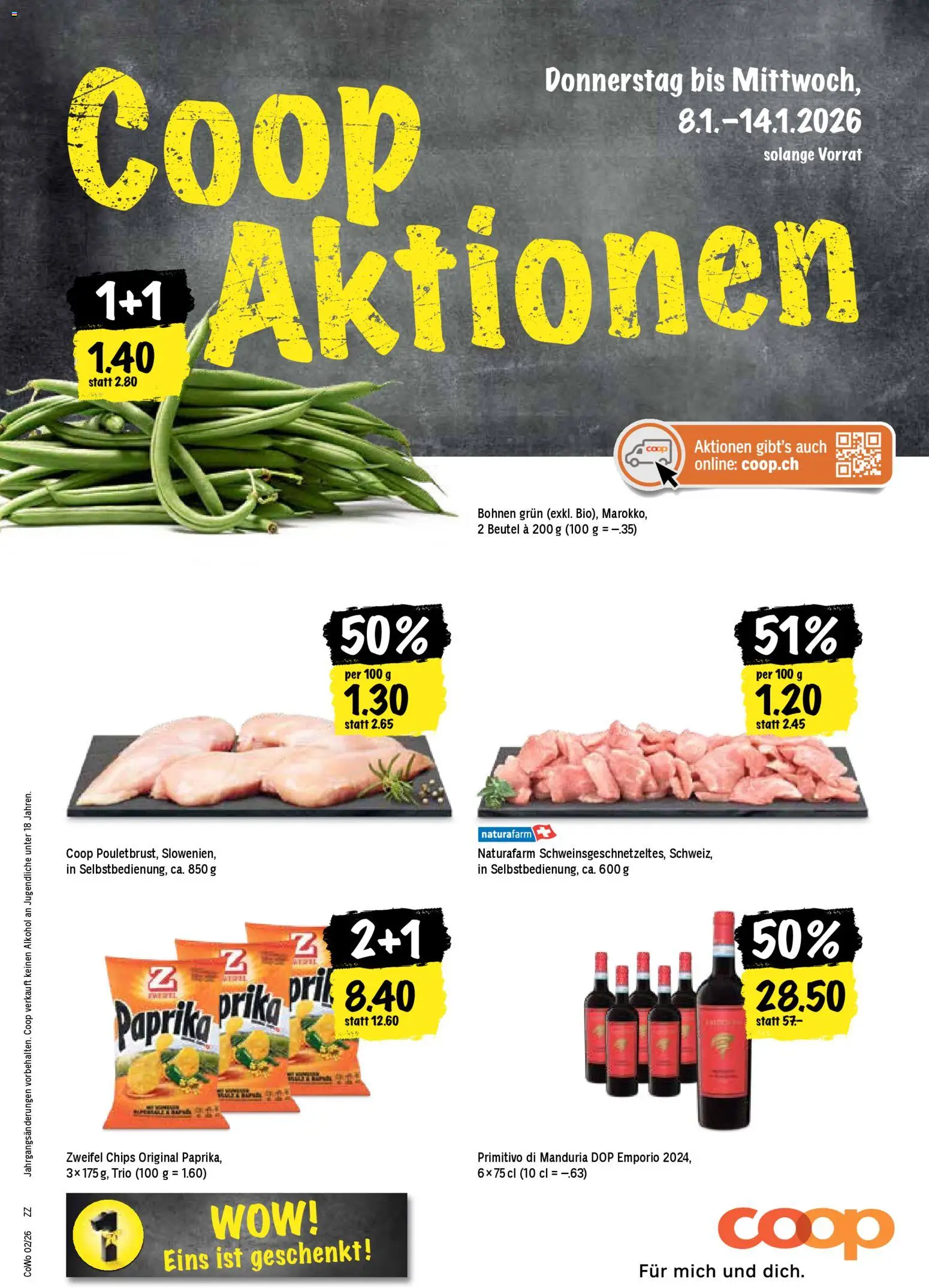 Coop Aktionen – gültig ab 08.01.2026 | Seite: 1 | Produkte: Chips