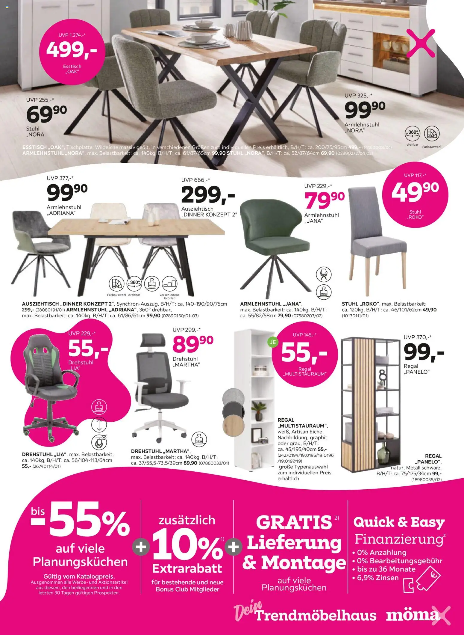 Mömax Prospekt aktuell gültig ab 20.01.2026 | Seite: 3 | Produkte: Regal, Stuhl