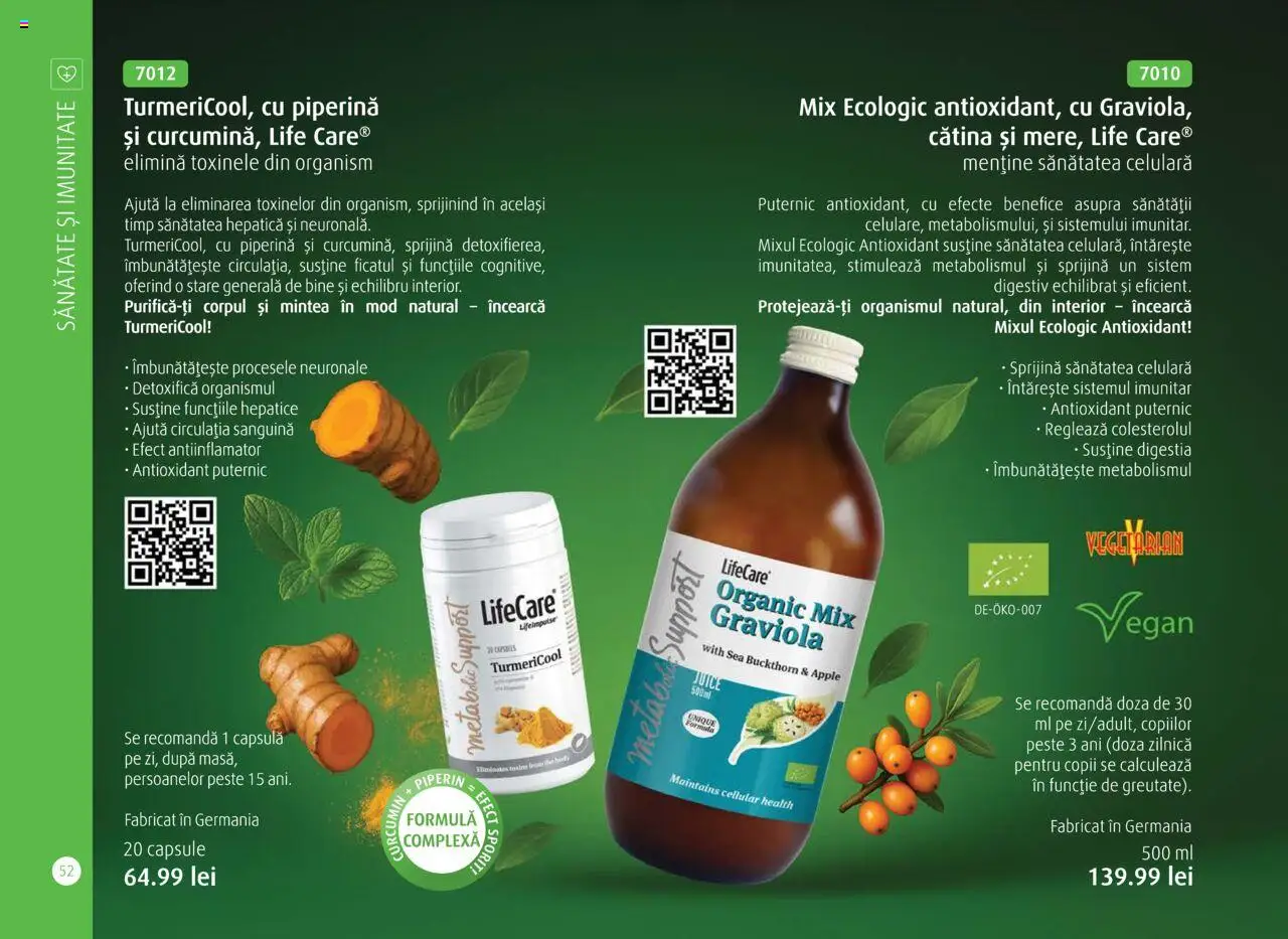 Noul catalog Life Care – valabil de la 01.10.2025 | Pagină: 54 | Produse: Body, Apple, Pește