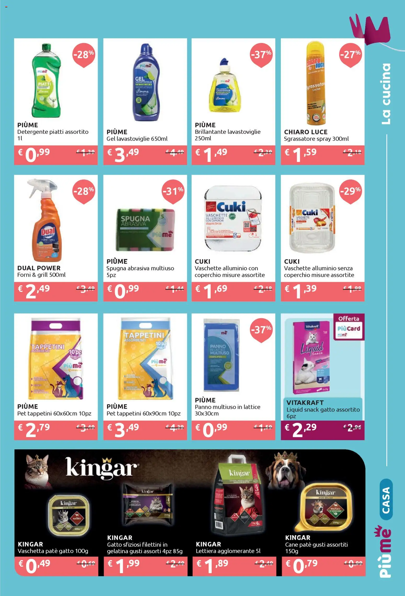 Volantino IperSoap del 26.01.2026 | Pagina: 7 | Prodotti: Paté, Detergente, Sgrassatore, Alluminio