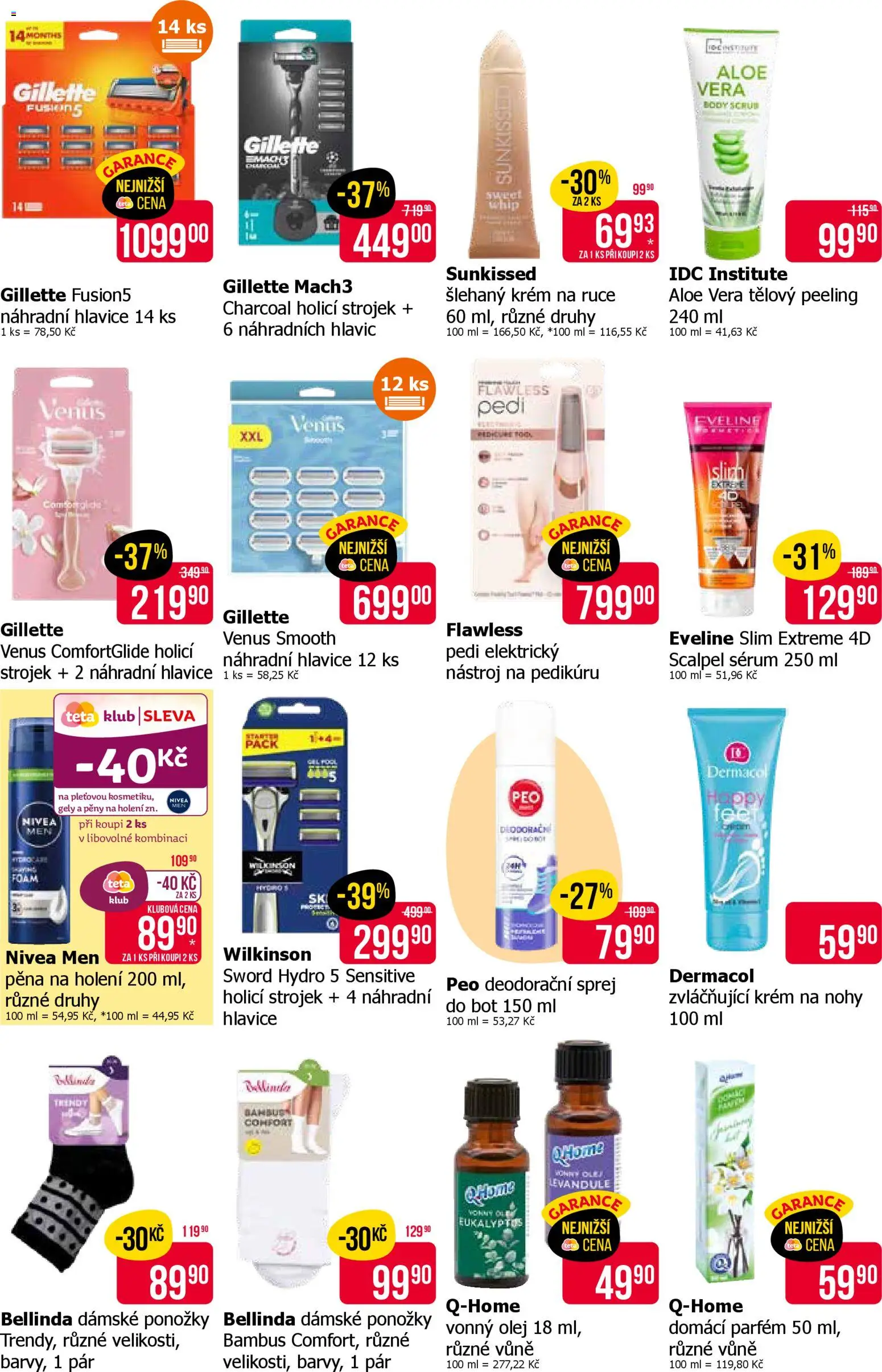 TETA Drogerie leták od 26.02.2026 | Strana: 9 | Produkty: Deodorant, Sérum, Gillette Fusion5, Aloe vera