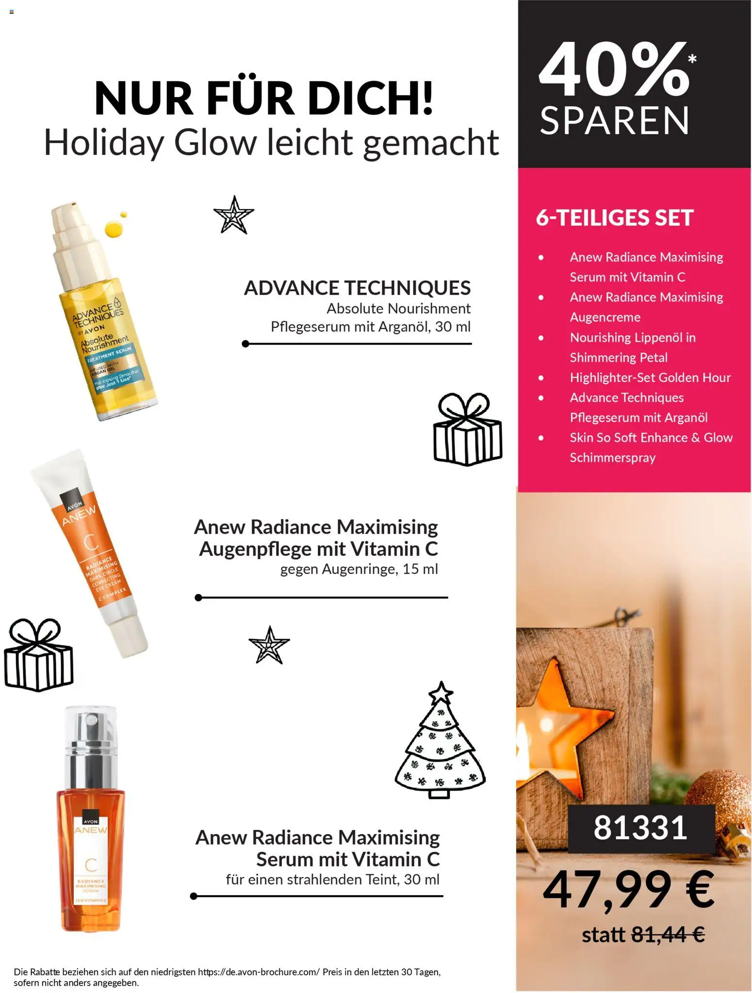 AVON Broschüre Pre X-Mas Glow Set – gültig ab 01.12.2025 | Seite: 3