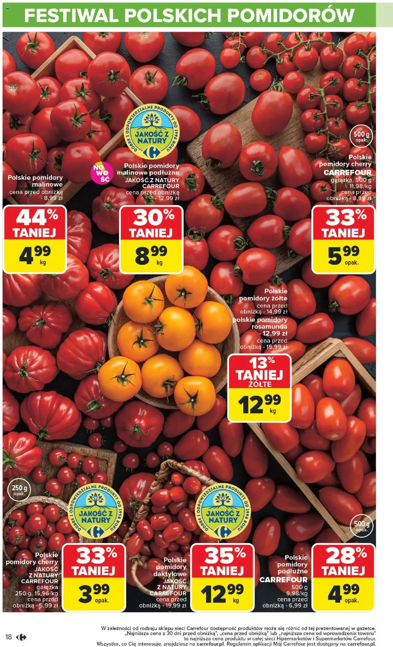 Carrefour Gazetka od 11.08.2025 | Strona: 20 | Produkty: Pomidory