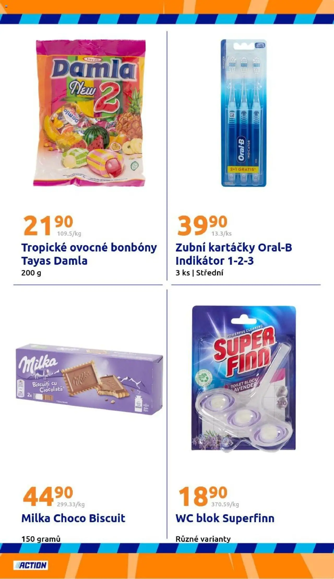 Action leták od 01.10.2025 | Strana: 23 | Produkty: Wc blok, Milka, Bonbóny, Blok