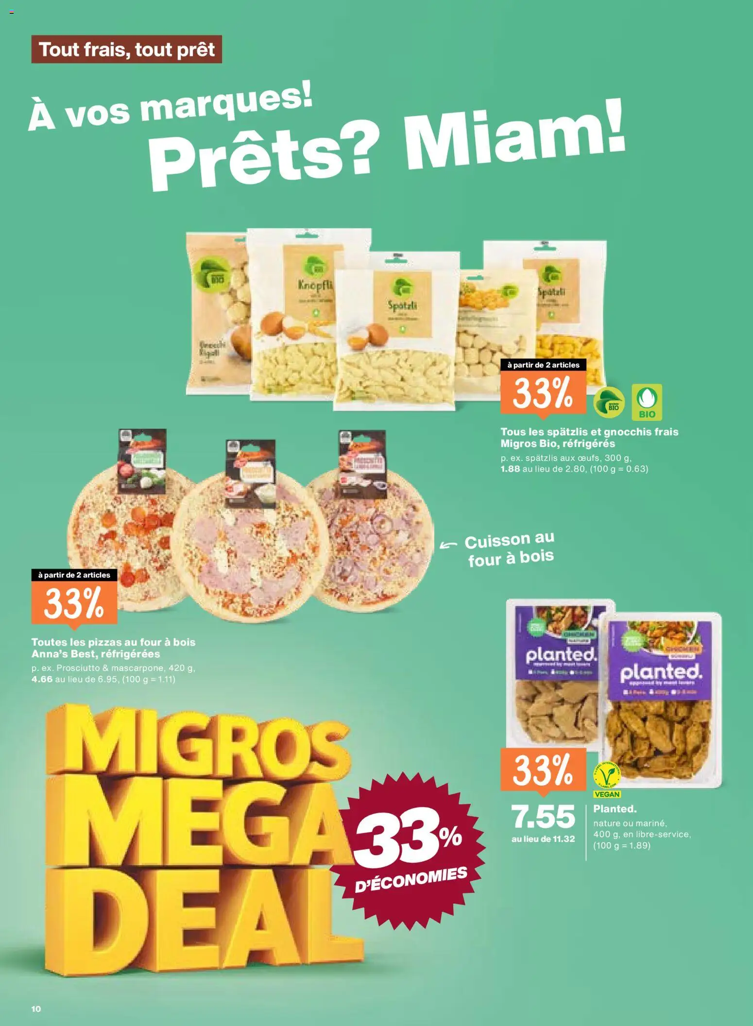 Migros Aktionen FR – gültig ab 30.12.2025 | Seite: 10 | Produkte: Pizza, Pasta