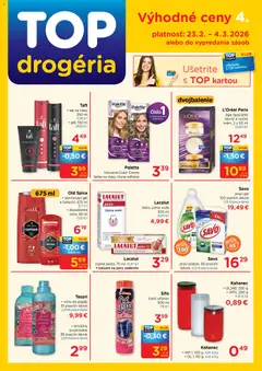 TOP Drogéria leták platný od 23.02.2026