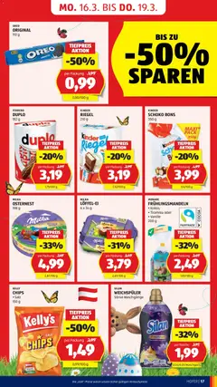 Hofer Flugblatt ab 11.03.2026 gültig | Seite: 21 | Produkte: Chips, Salz, Weichspüler