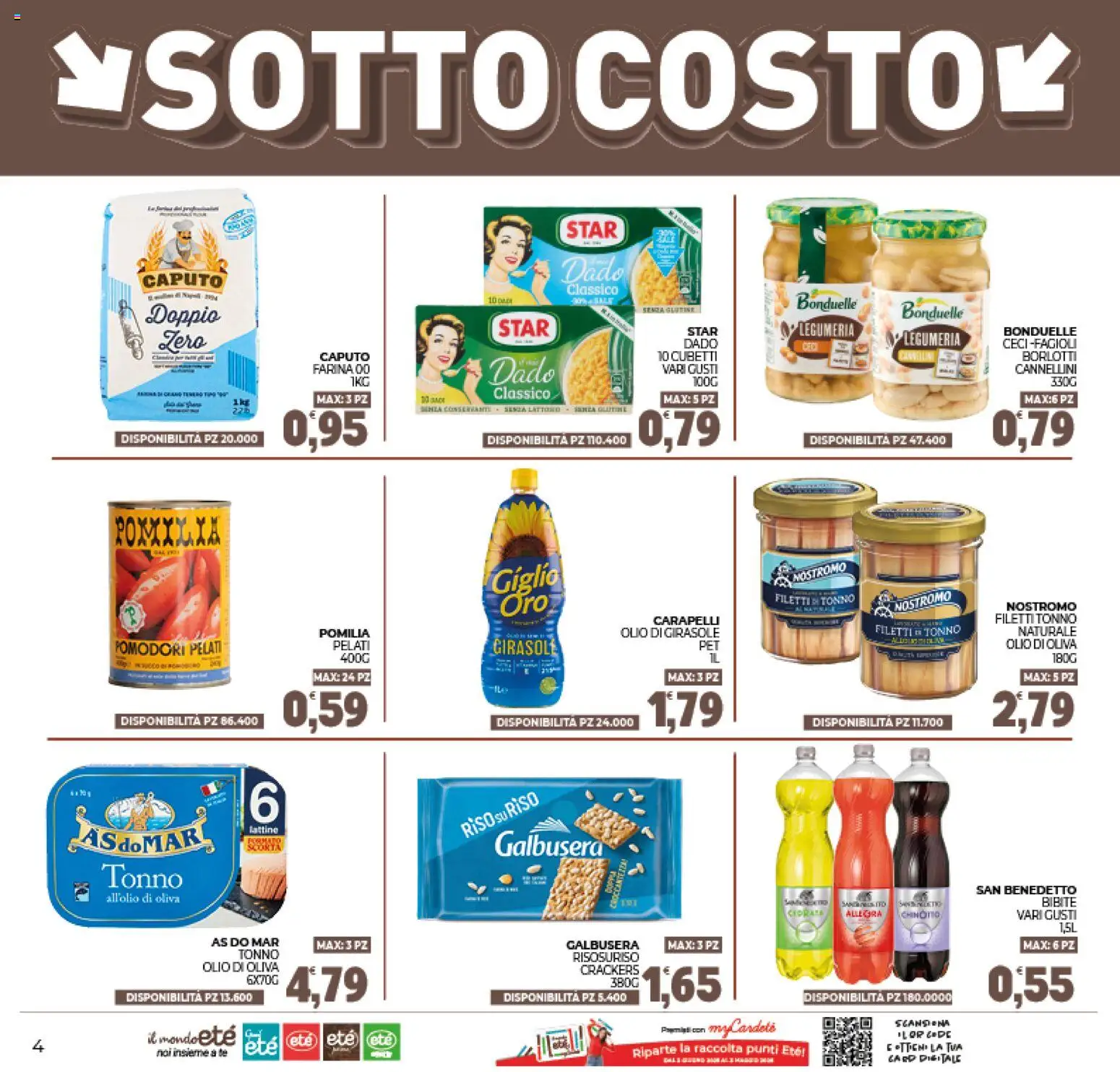 Volantino Eté del 27.01.2026 | Pagina: 4 | Prodotti: Riso, Cannellini, Tonno, Olio di girasole