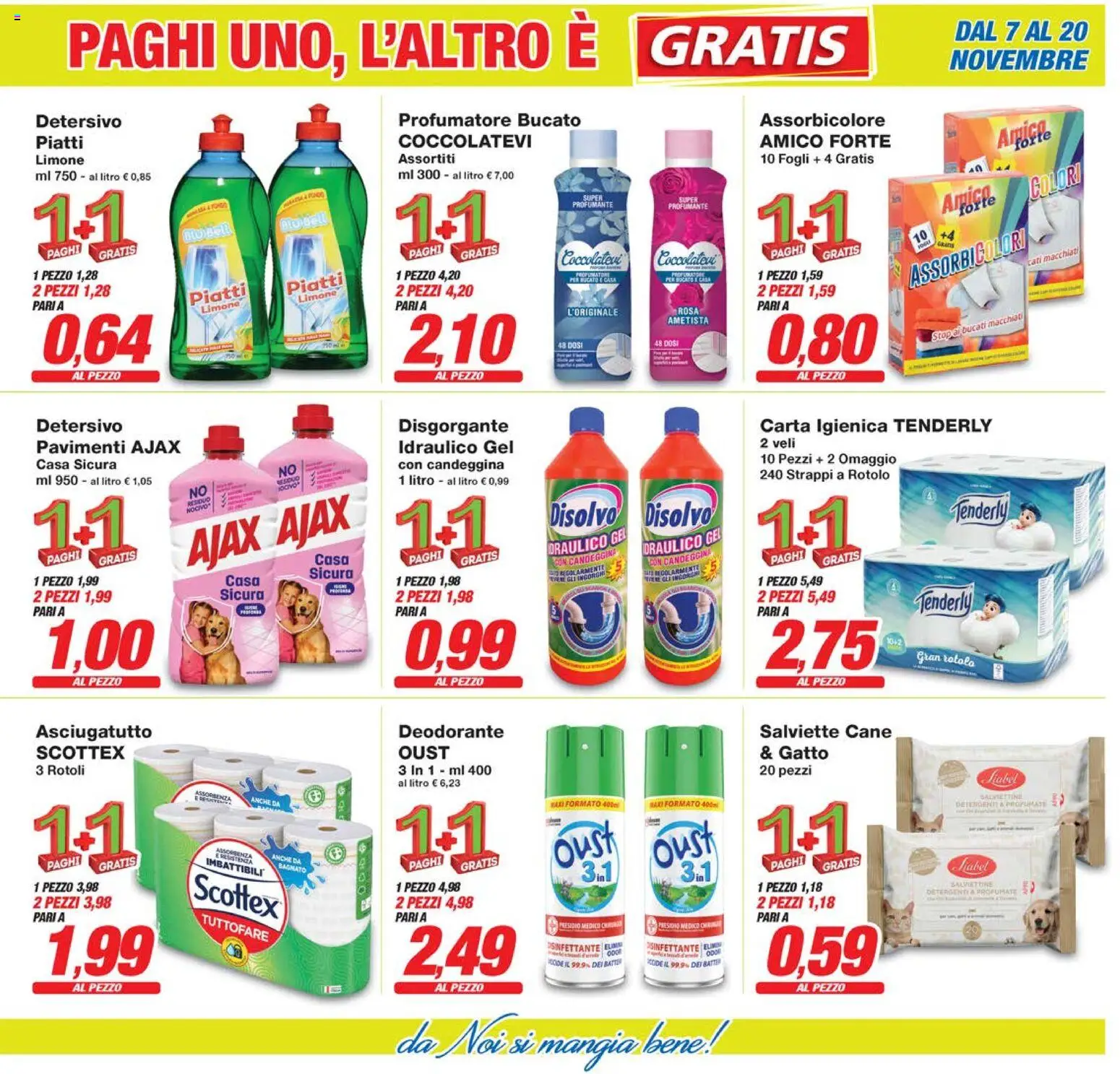 Volantino Prix del 07.11.2025 | Pagina: 5 | Prodotti: Deodorante, Candeggina, Limone, Asciugatutto