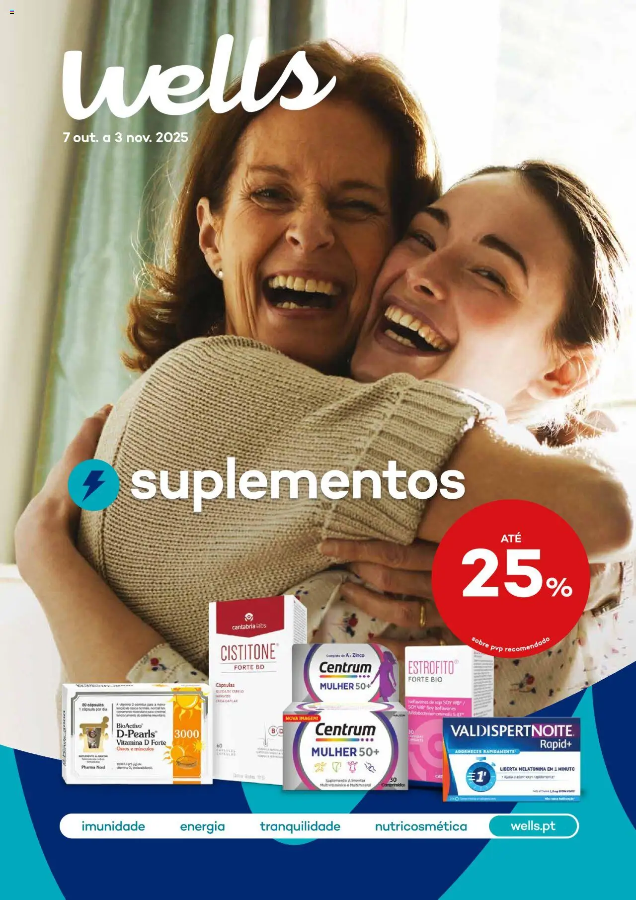 Well’s folheto │ válido de 07.10.2025 | Página: 1 | Produtos: Soja, Melatonina, Vitamina d