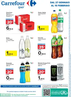 Anteprima del volantino Carrefour Iper Coca-Cola catalogo valido a partire dal 27.01.2026