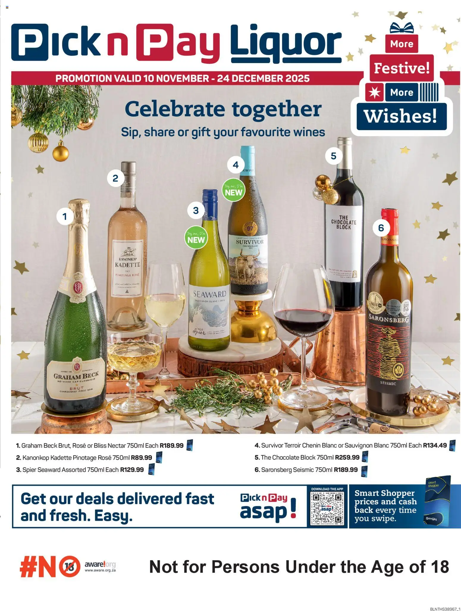 New Pick n Pay catalogue – valid from 10.11.2025 | Page: 1 | Products: Cap, Chocolate