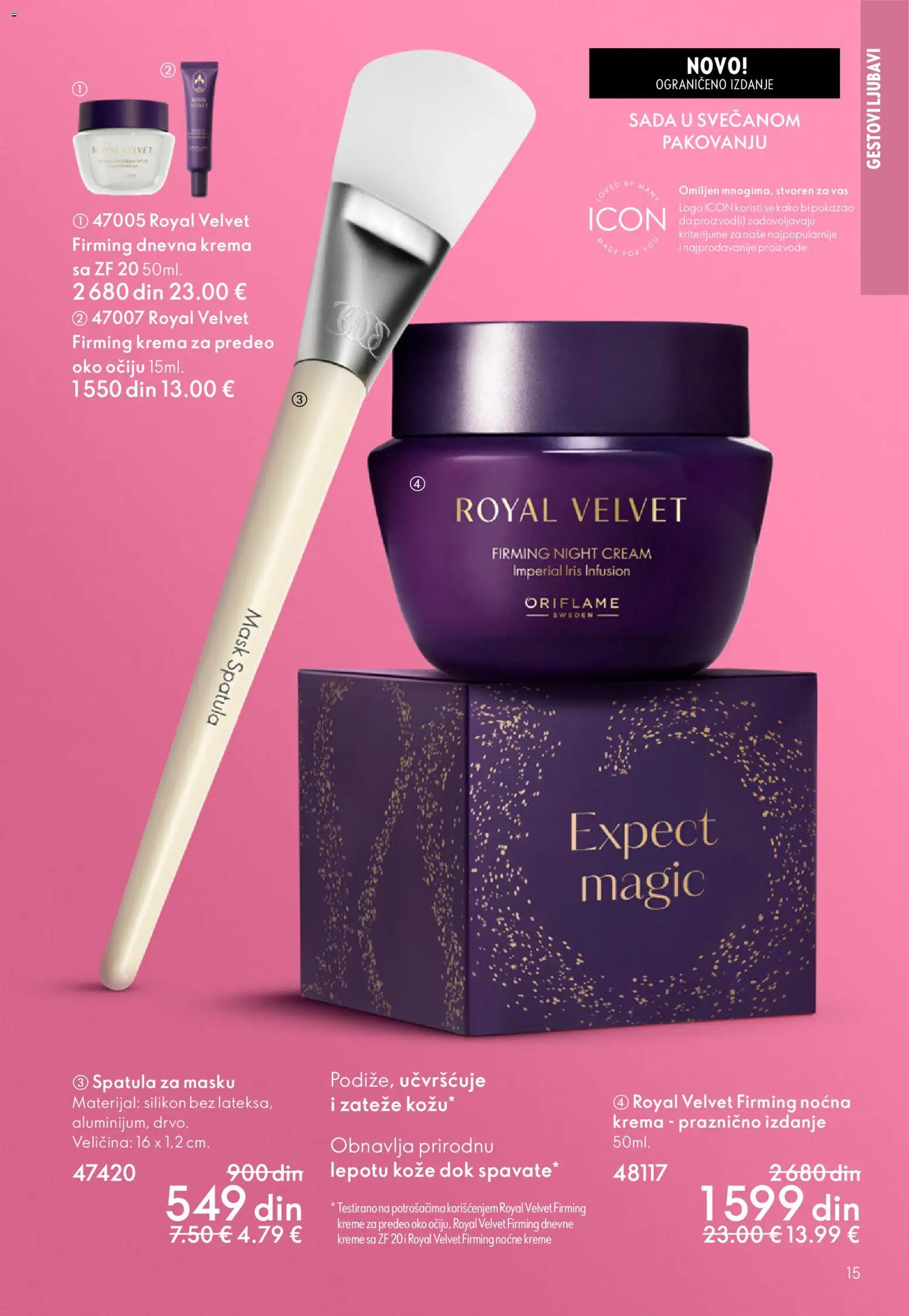 Oriflame katalog - važi od 28.01.2026 | Strana: 15 | Proizvode: Krema