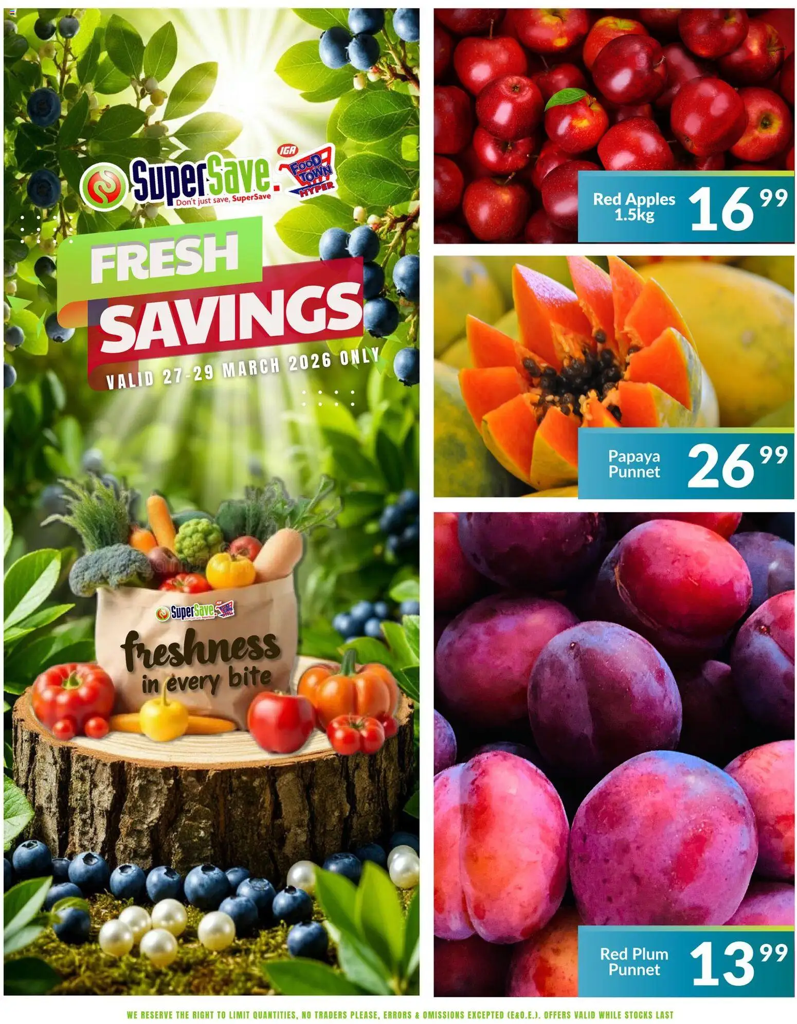 New Super Save catalogue – valid from 27.03.2026 | Page: 2 | Products: Apples