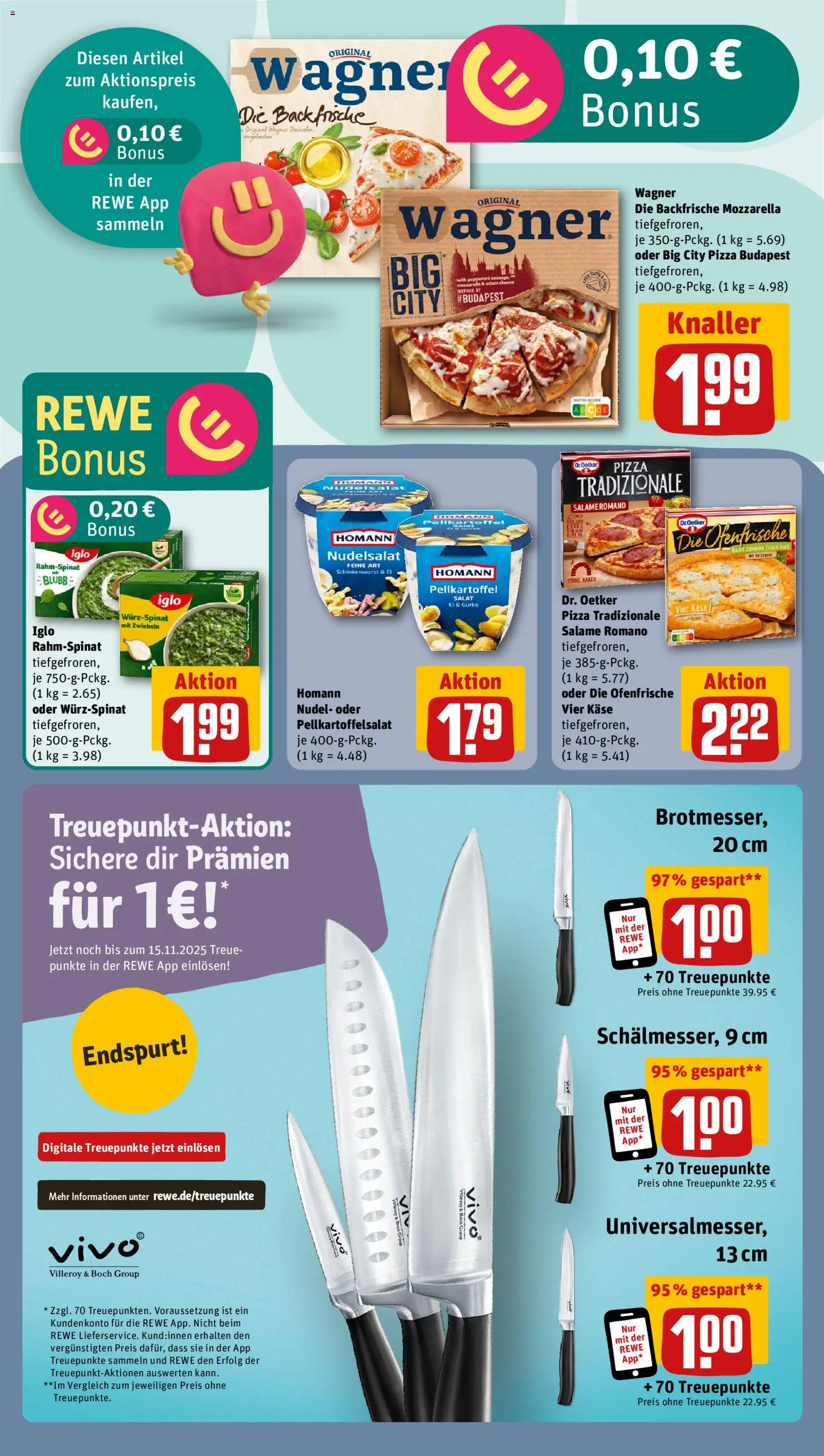 Rewe ihr Kaufpark Prospekt 	 – gültig ab 10.11.2025 | Seite: 12 | Produkte: Vivo, Mozzarella, Zwiebeln, Pizza