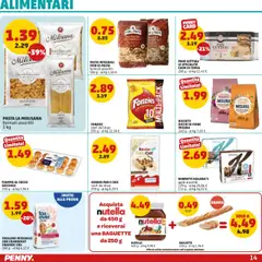 Volantino PENNY del 31.07.2025 | Pagina: 14 | Prodotti: Biscotti, Pasta, Nutella, Cocco
