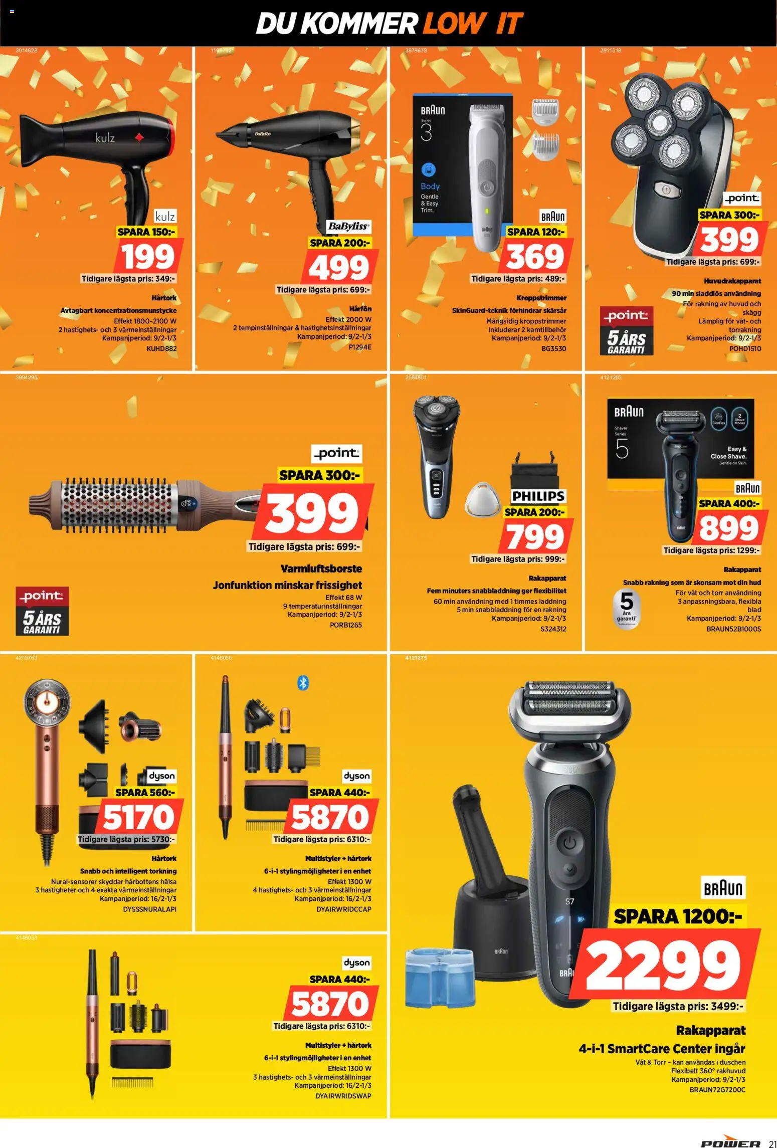 Power reklamblad aktuell från 23.01.2026 | Sida: 21 | Produkter: Rakapparat, Hårtork