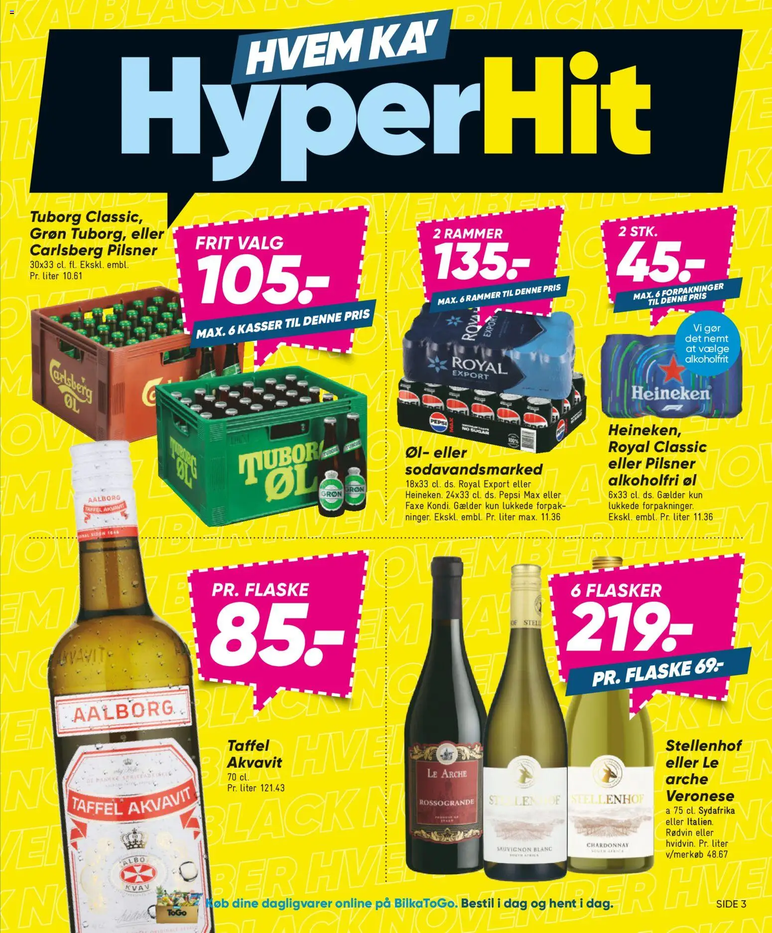 Bilka tilbudsavis – gyldig fra 31.10.2025 | Side: 3 | Produkter: Rammer, Øl, Pepsi, Pepsi Max