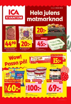 ICA Kvantum - erbjudanden - Förhandsvisning av reklamblad från butik ICA Kvantum aktuell från 22.12.2025