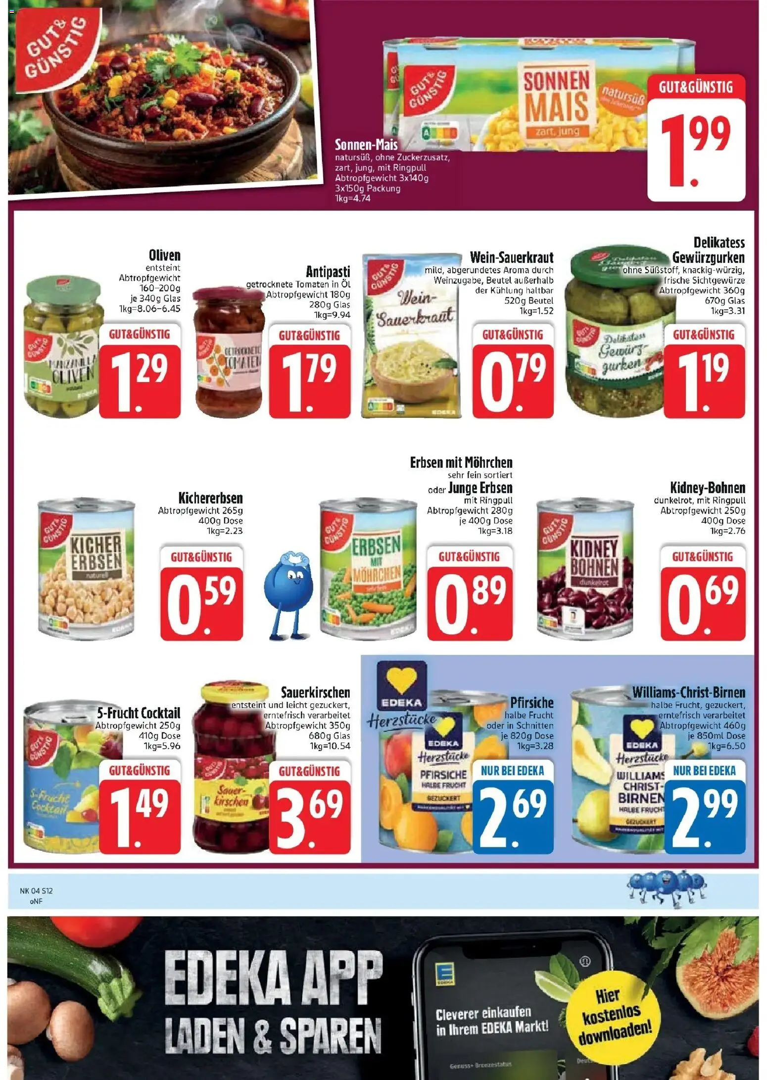 Edeka prospekt Garching	 – gültig ab 18.01.2026 | Seite: 14 | Produkte: Tomaten, Kirschen, Gurken, Erbsen