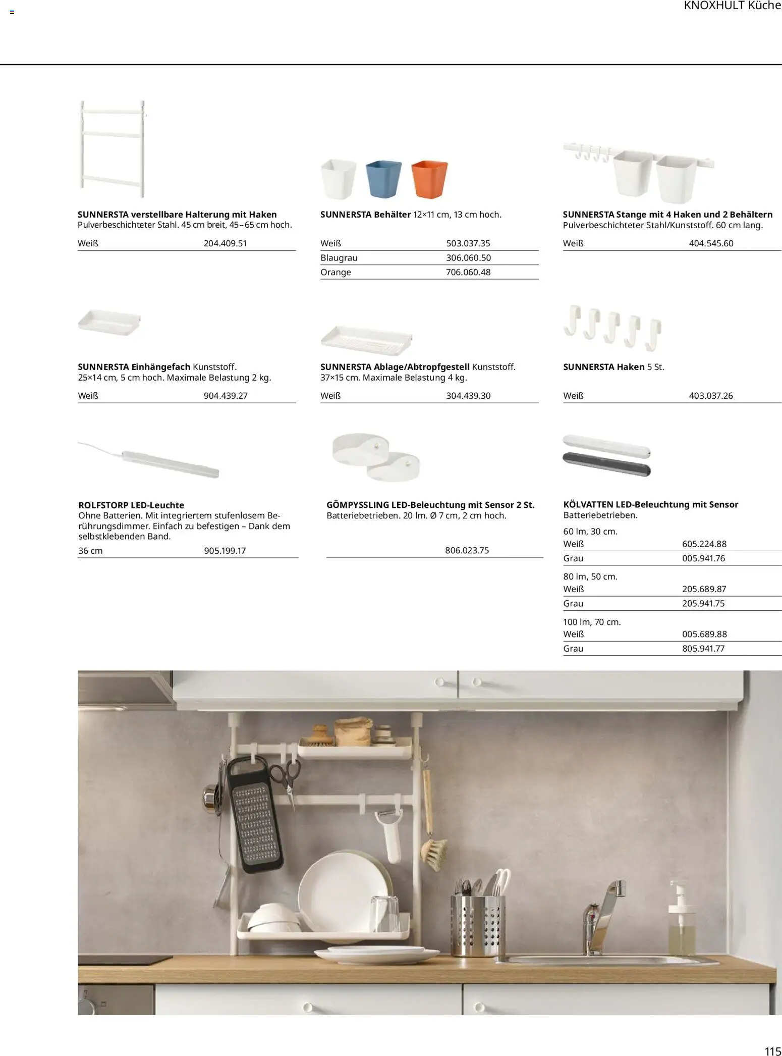 Ikea Prospekt 	 – gültig ab 01.04.2025 | Seite: 115 | Produkte: Küche