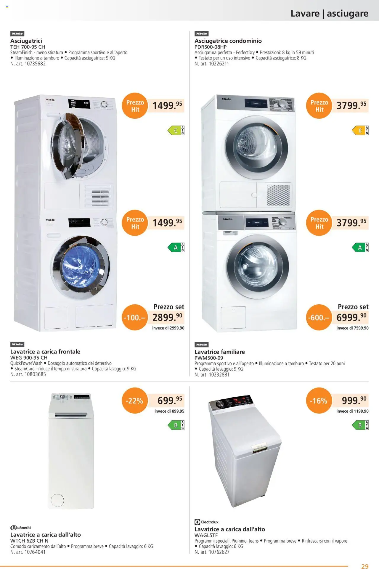 Fust Aktionen IT ab 28.07.2025 | Seite: 29 | Produkte: Jeans, Miele