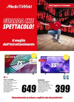 Anteprima del volantino Volantino Media World	 valido a partire dal 27.08.2025
