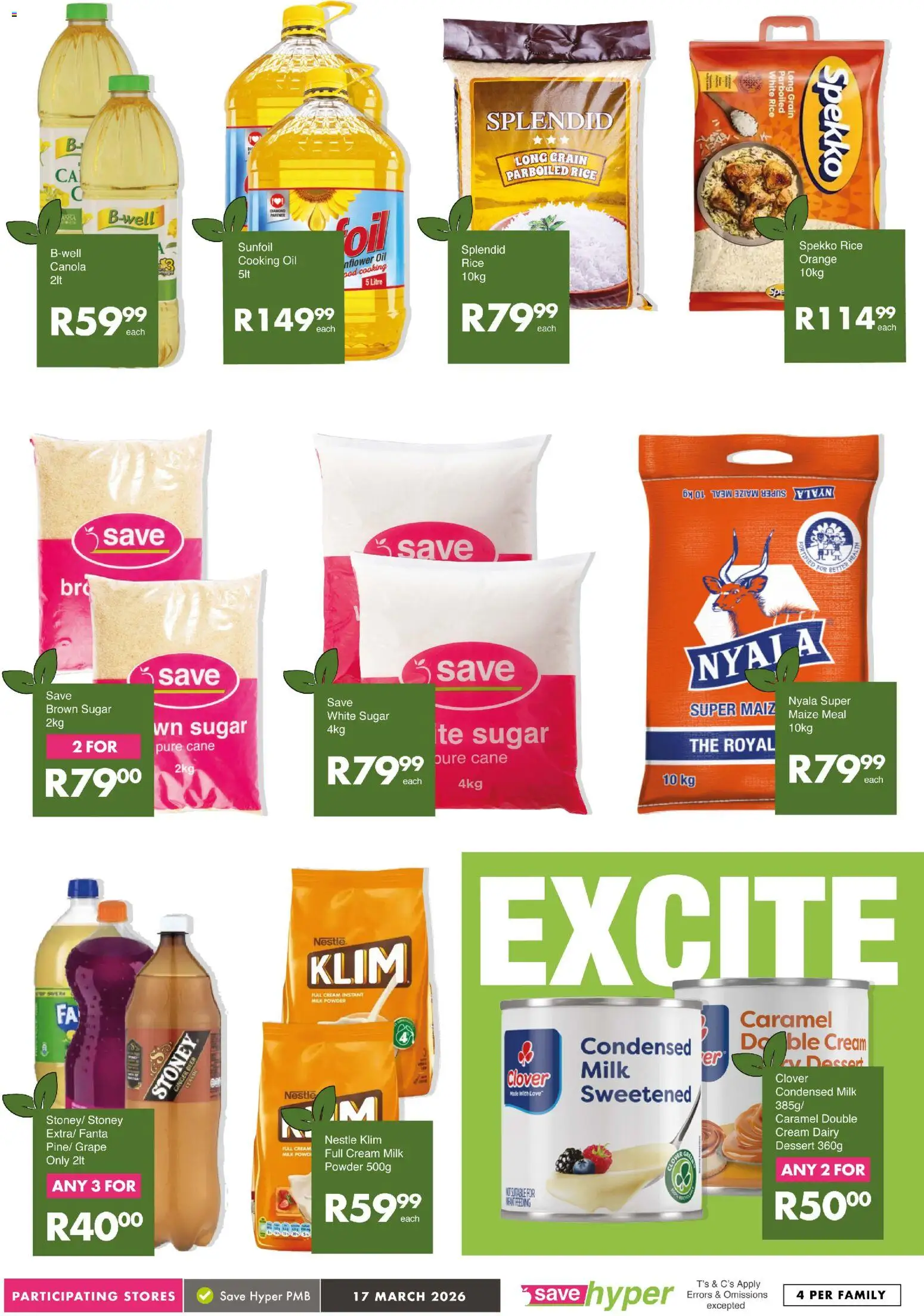 New Save catalogue – valid from 17.03.2026 | Page: 11 | Products: Milk, Beer, Fanta, Cream